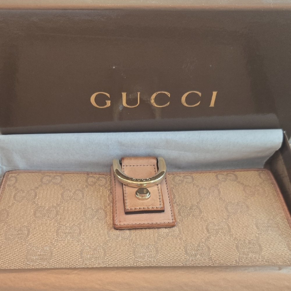 Gucci Brown Wallet with Signature Monogram